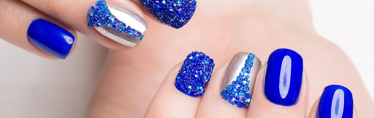 beautifil-blue-manicure-with-rhinestone-nail-design-close-up